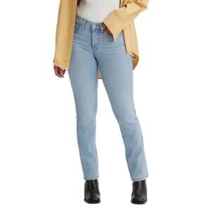 Levi's Ladies 314 Jeans Stretch Straight Tummy Slimming 31 X 32 NWT